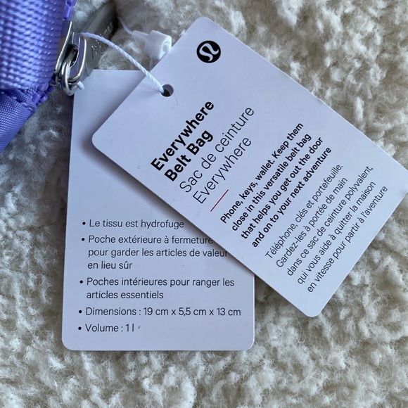 โค๏ธ Lululemon Everywhere Belt Bag in Dark Lavendar NWT - Picture 5 of 11